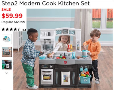 kohl's toy kitchen set