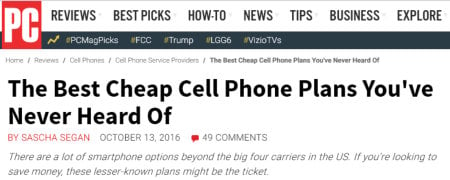 cheap cell phone plans - PC Magazine