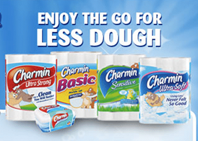 Win a 2 Year Supply of Toilet Paper from Charmin + More (2,874 Winners!)