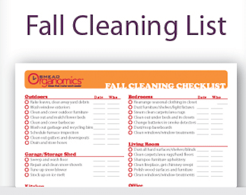 FREE Printable Fall Cleaning Checklist - Yo! Free Samples