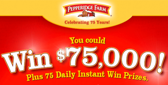 Win Product Coupons, Grocery Gift Cards + More in the Pepperidge Farm Instant Win Game