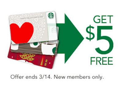 *HOT* $5 Starbucks Gift Card for New Starbucks Rewards ...