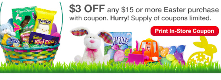 *HOT* CVS Coupon: Save $3 Off $15 In-Store Easter Purchase