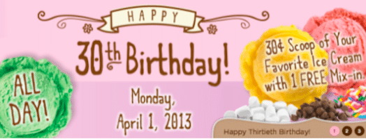 Ice Cream Scoops Only 30¢ + FREE Mix-Ins at Marble Slab & Maggie Moos On 4/1