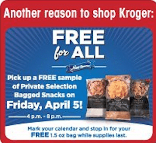 Private Selection Bagged Snacks Sample at Kroger TODAY