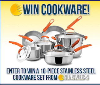 Win a Rachael Ray Stainless Steel II 10-pc. Cookware Set