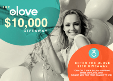 Win a $10,000 Shopping Spree on Olove.com