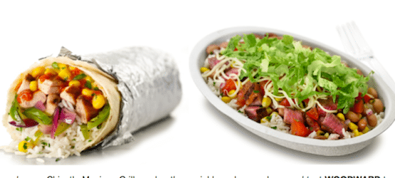 Chipotle Mobile Coupon: Buy 1 Burrito, Bowl, Salad or Tacos Get 1 FREE