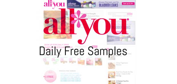 AllYou Magazine Daily Free Samples Source Preview