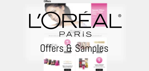 L'Oreal Paris Special Offers and Free Samples Without Surveys Section Preview