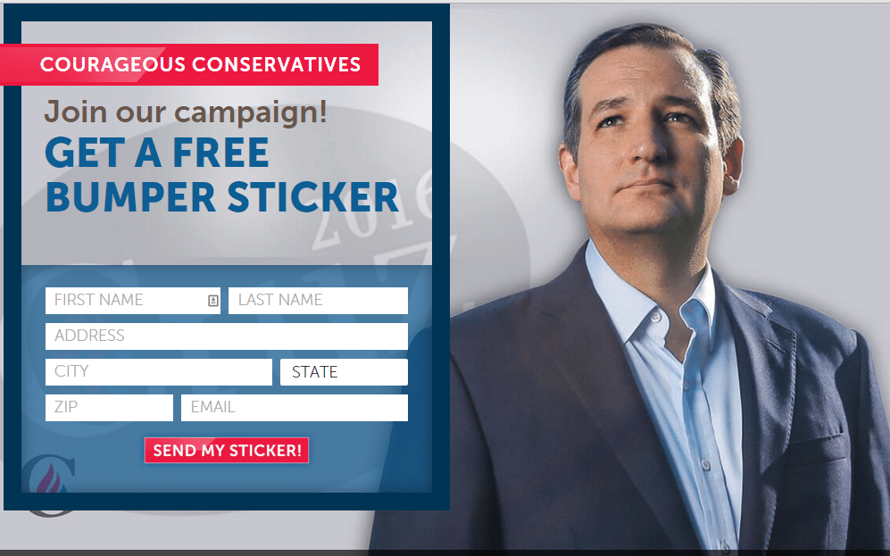 Free Ted Cruz Car Sticker