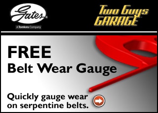 FREE 2 Belt Wear Gauge From Gates.com (US Only, HI and AK not included)