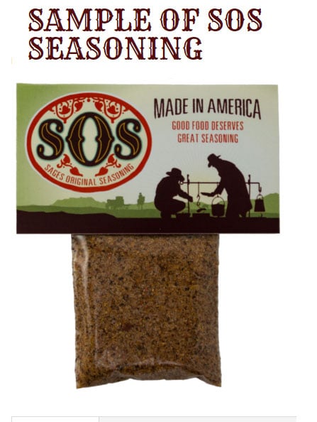 FREE Hot & Spicey Sages Original Seasoning From SOS Seasoning (Free Shipping)