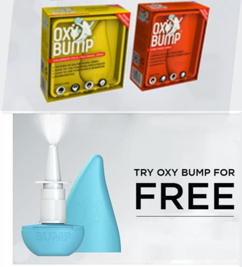 FREE Oxybump Nasal Spray $10.99 VALUE (Redeem In Store By 1/25/16)
