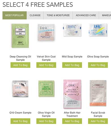 FREE Deep Cleansing Oil, Velvet Skin Coat & More Beauty Samples With Catalog Order From DHC Care [Verified Received By Mail]