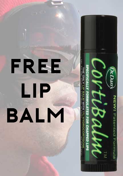 2 FREE Dr. Dan’s CortiBalm Lip Balm Samples (Email, Facebook Or Instagram Message Required)