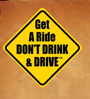 FREE “Get A Ride, Don’t Dink & Drive” Bumper Sticker