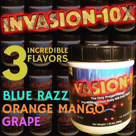 FREE Integrity Nutrition INVASION-10X Pre-Workout Supplement (Social Media Message Required)
