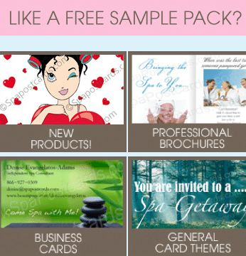 FREE Spa Postcards Sample Pack