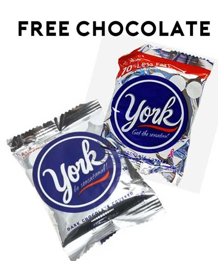 EXPIRES TODAY ></noscript> FREE Dark Chocolate YORK Peppermint Pattie (Rebate Required)