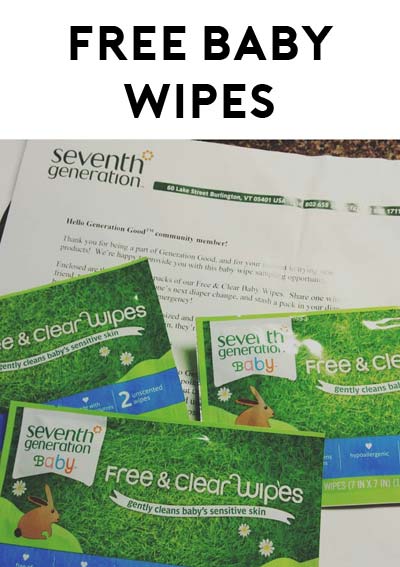 FREE Seventh Generation Free & Clear Baby Wipes Sample Kit (Account Required)