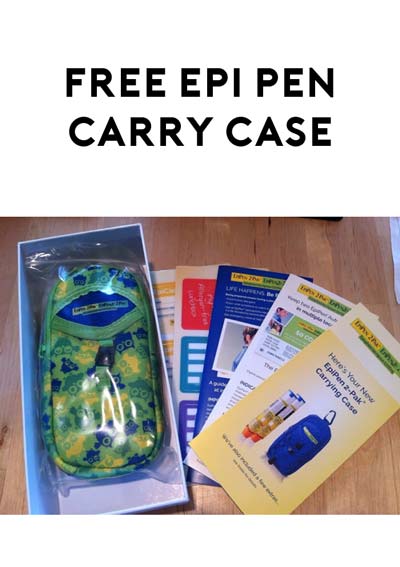 6 FREE Epi Pen Carrying Cases (Email Confirmation required)