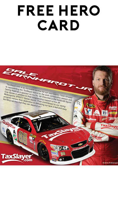 FREE 2016 TaxSlayer NASCAR Hero Card