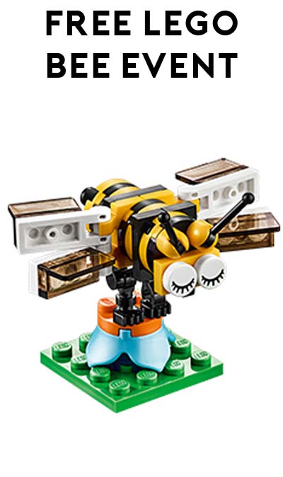 FREE LEGO Bee From Mini Model Build Event April 5th/6th
