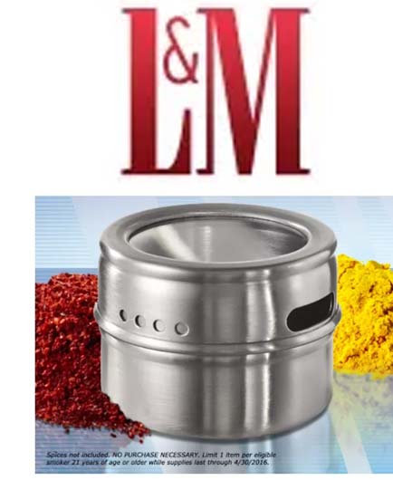 FREE L&M Metal Spice Tin