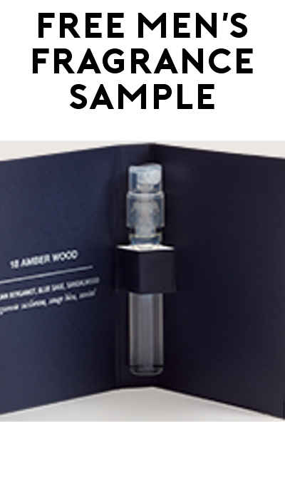 FREE 18 Amber Wood Fragrance For Men From Rob Lowe