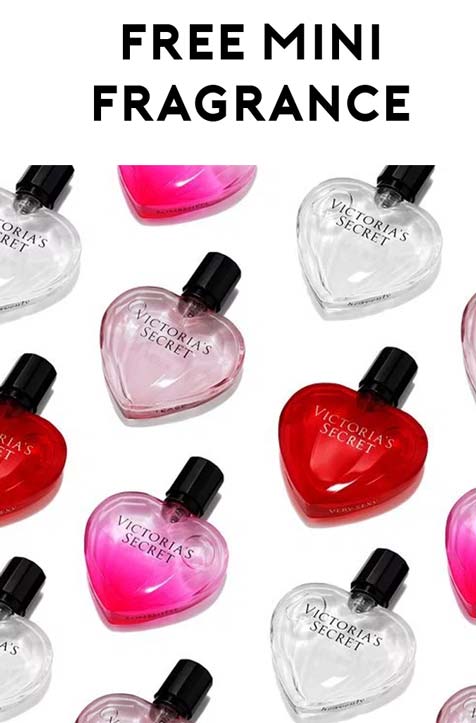 FREE Victoria’s Secret Mini Fragrance Whenever You Try on a Bra In Store