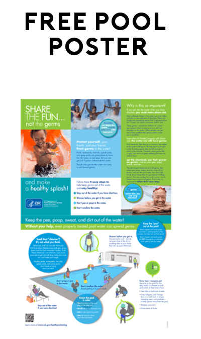 FREE Pool Chemical Safety Poster from American Chemistry/CDC.gov