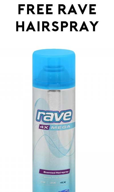 Win FREE Rave Hairspray Products & More Prizes At 3PM EST / 2PM CST / Noon PST Daily (Facebook Required)