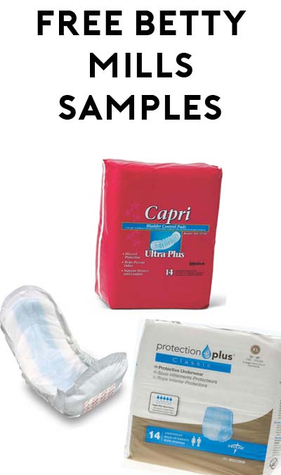 FREE FitRight Briefs, Medline Pads & 78 Other Product Samples From Betty Mills