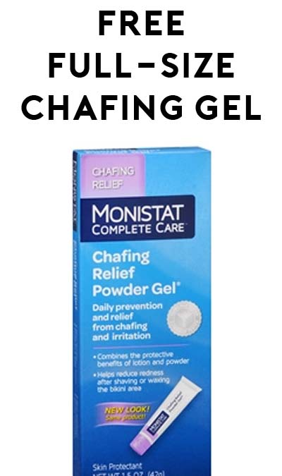 New Link: FREE Full-Size Monistat Chafing Relief Powder Gel [Verified Received By Mail]