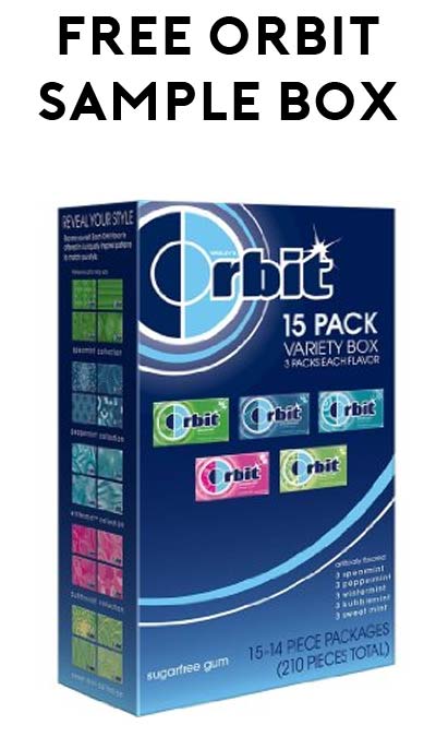 FREE Orbit Sugarfree Gum Sample Kit For Dental Professionals