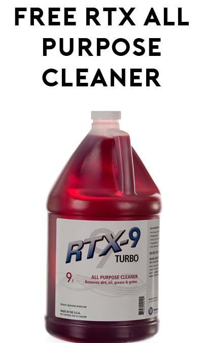 FREE RTX All Purpose Cleaner, Degreaser or Glass Cleaner (Company Name Required)