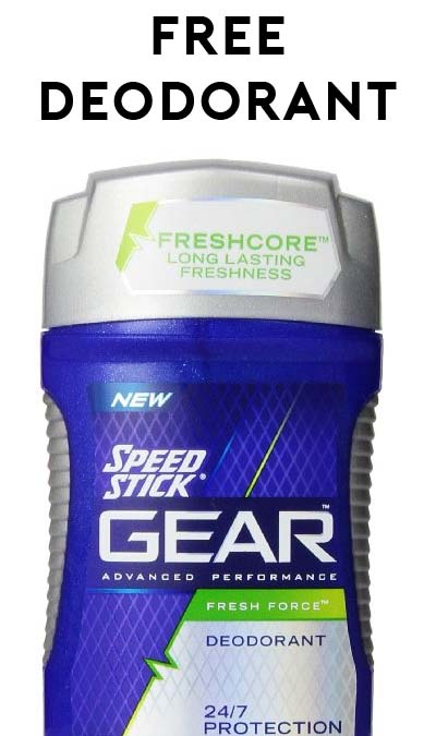 FREE Speed Stick GEAR Deodorant at CVS (Coupon Required)
