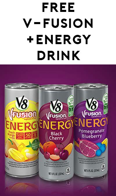 TODAY ONLY: FREE V8 +Energy Beverage At Farm Fresh, Hornbachers, Shop ‘N Save, Shoppers & Cub Stores