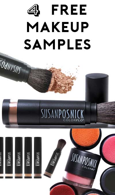 4 FREE Susan Posnick Cosmetics Makeup Samples