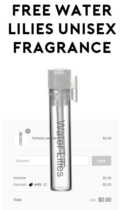 New Code: FREE Gate Perfume Water Lilies Unisex Fragrance Sample