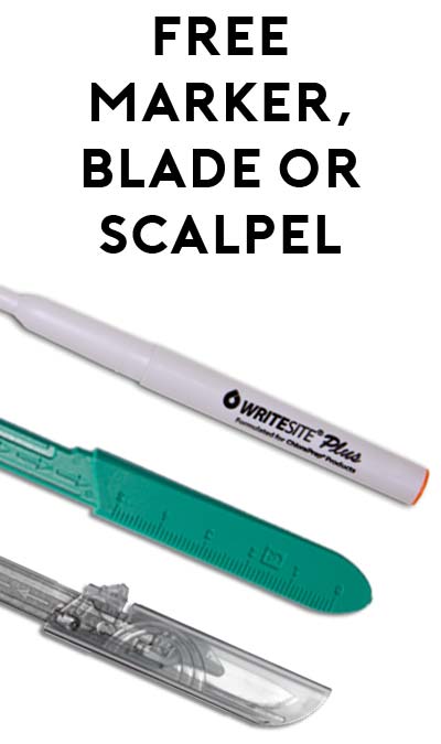 FREE Marker, Safety Scalpel Or Safety Blade System From Aspen Medical