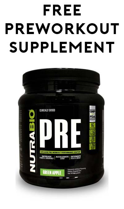 FREE NutraBio Pre Workout Supplement