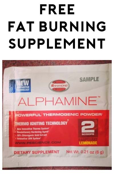 FREE PEScience Alphamine Fat Burning Supplement