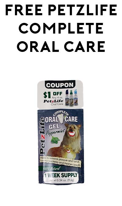 FREE PetzLife Complete Oral Care Gel At 3PM EST Today (Facebook Required / Not Mobile Friendly)