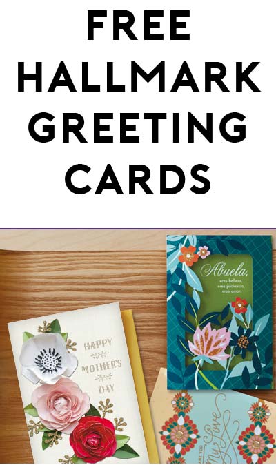 3 free hallmark greeting cards at cvs coupon required