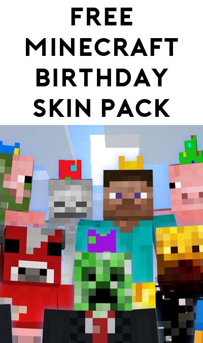 Minecraft: 1st-4th Birthday Skin Packs (PS4/PS3/PS Vita) Free