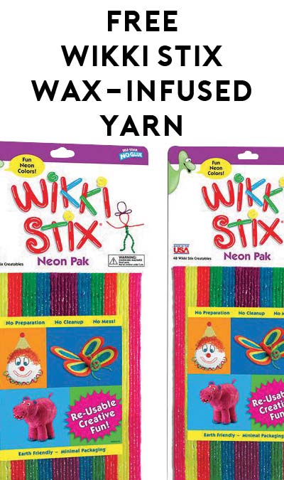 FREE Wikki Stix Wax-Infused Yarn Sample Packet (Company Name Required)