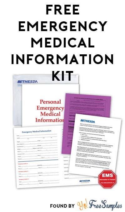 FREE Bethesda Emergency Medical Information Kit