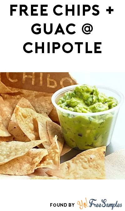 FREE Chips & Guac At Chipotle After First Purchase With New Chiptopia Card